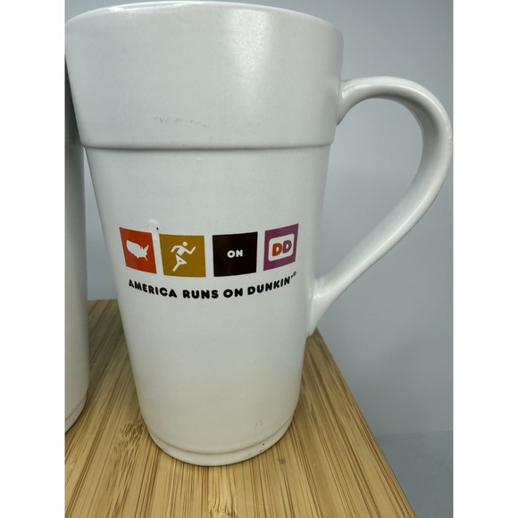Lot of 2 Dunkin' Donuts Classic Coffee Mug 16 OZ. Ceramic No boxes - Picture 3 of 11